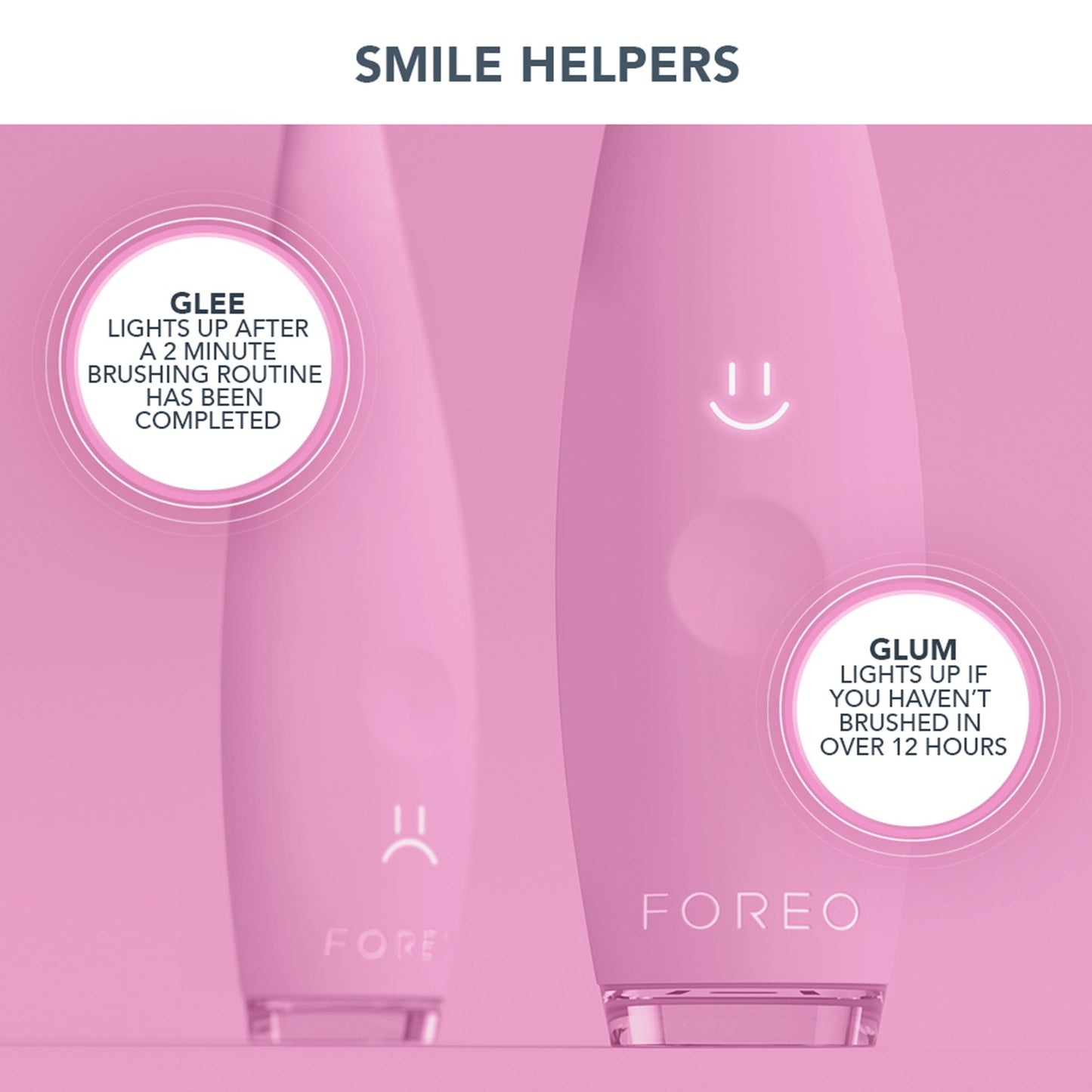 ISSA™ baby Soft Silicone Sonic Toothbrush, Pearl Pink Bunny