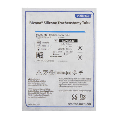 Bivona® FlexTend™ Plus Tracheostomy Tube, Size 3