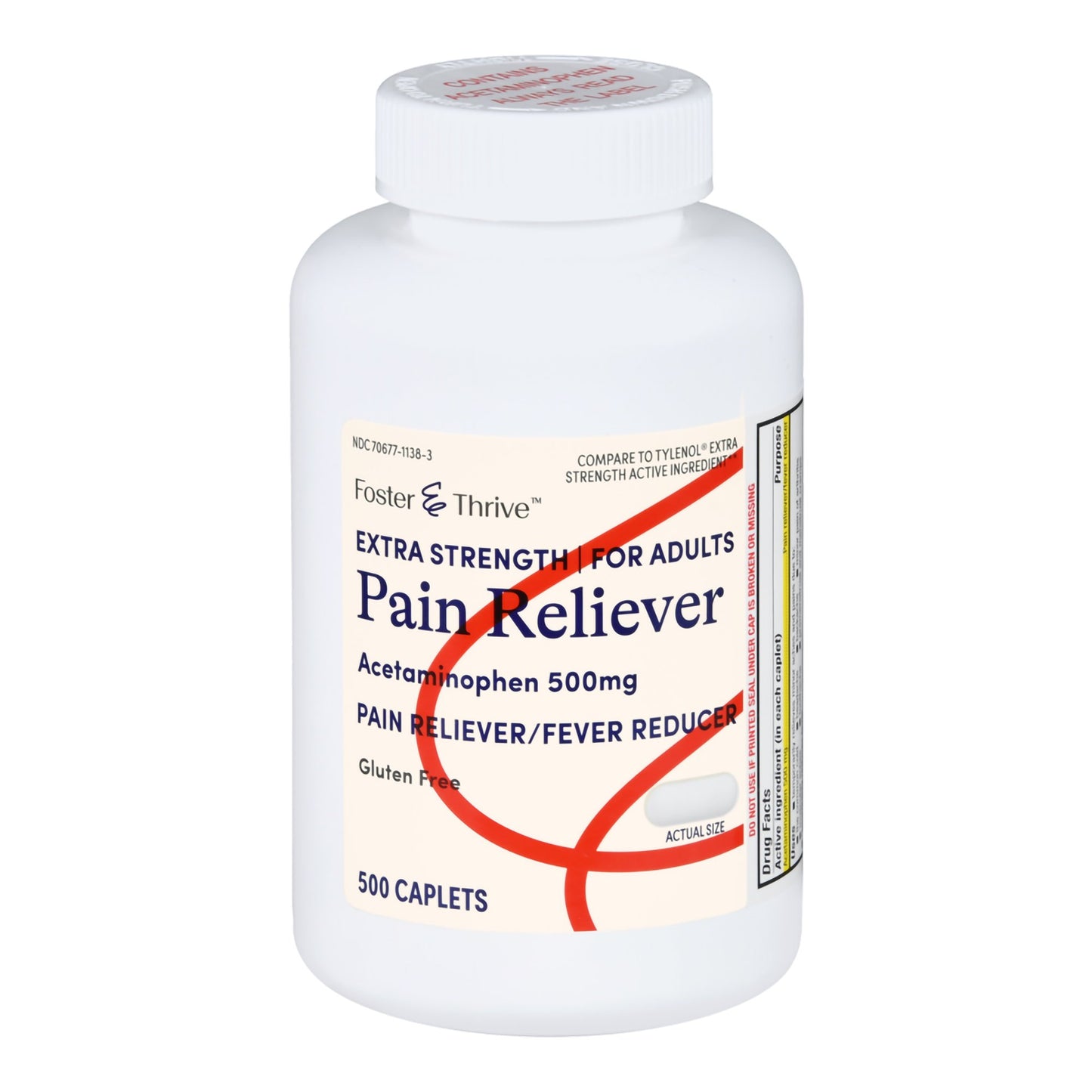 Foster & Thrive™ Extra Strength Pain Reliever Acetaminophen 500 mg Caplets