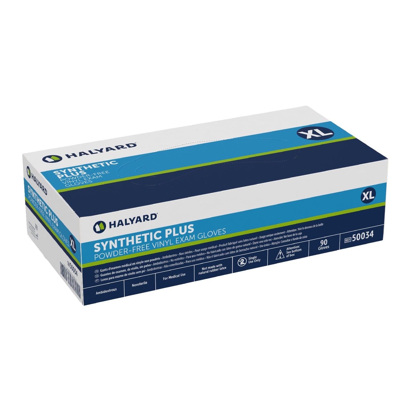 Halyard™ Vinyl Exam Glove, Extra Large, White