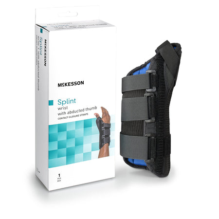McKesson Left Wrist Splint with Abducted Thumb, Large