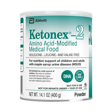 Abbott Nutrition 67050 Ketonex-2 Amino Acid-Modified Medical Food for MSUD, 14.1 oz. Can