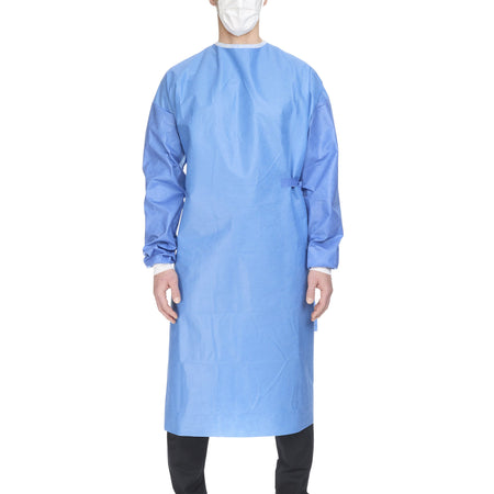 Cardinal 9545 Health Nonreinforced Surgical Gown, 3-Layer Microfiber, Extra Large