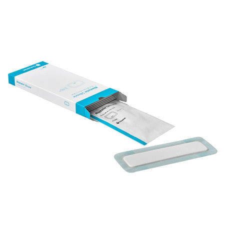 Coloplast 33401 Biatain Silicone Foam Dressing, 4 x 12 Inch, 5 to 12 Inch Length, Blue
