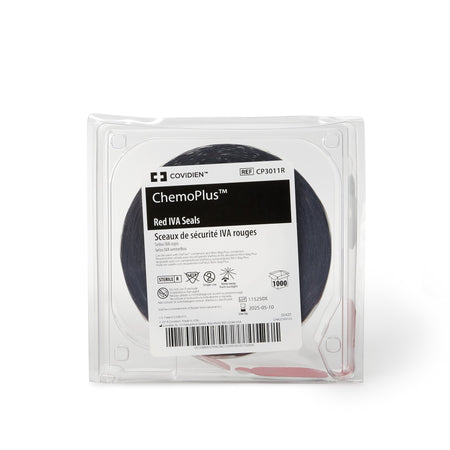 Cardinal CP3011R- ChemoPlus IVA Seals, Red