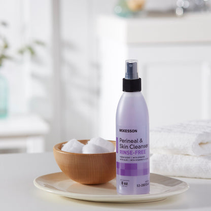 McKesson Rinse-Free Perineal Wash, Fresh Scent, 8 oz.