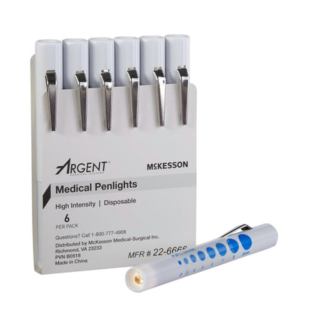 McKesson 22-6666 Disposable Penlight White Light, 4½ Inch