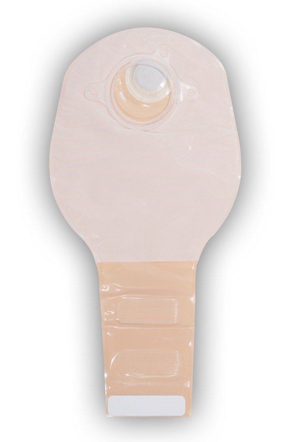 Sur-Fit Natura® Two-Piece Opaque Ostomy Pouch, 12-Inch Length, 1¾ Inch Flange