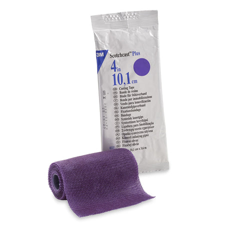 Solventum 82004U 3M Scotchcast Plus Purple Cast Tape, 4 Inch x 4 Yard