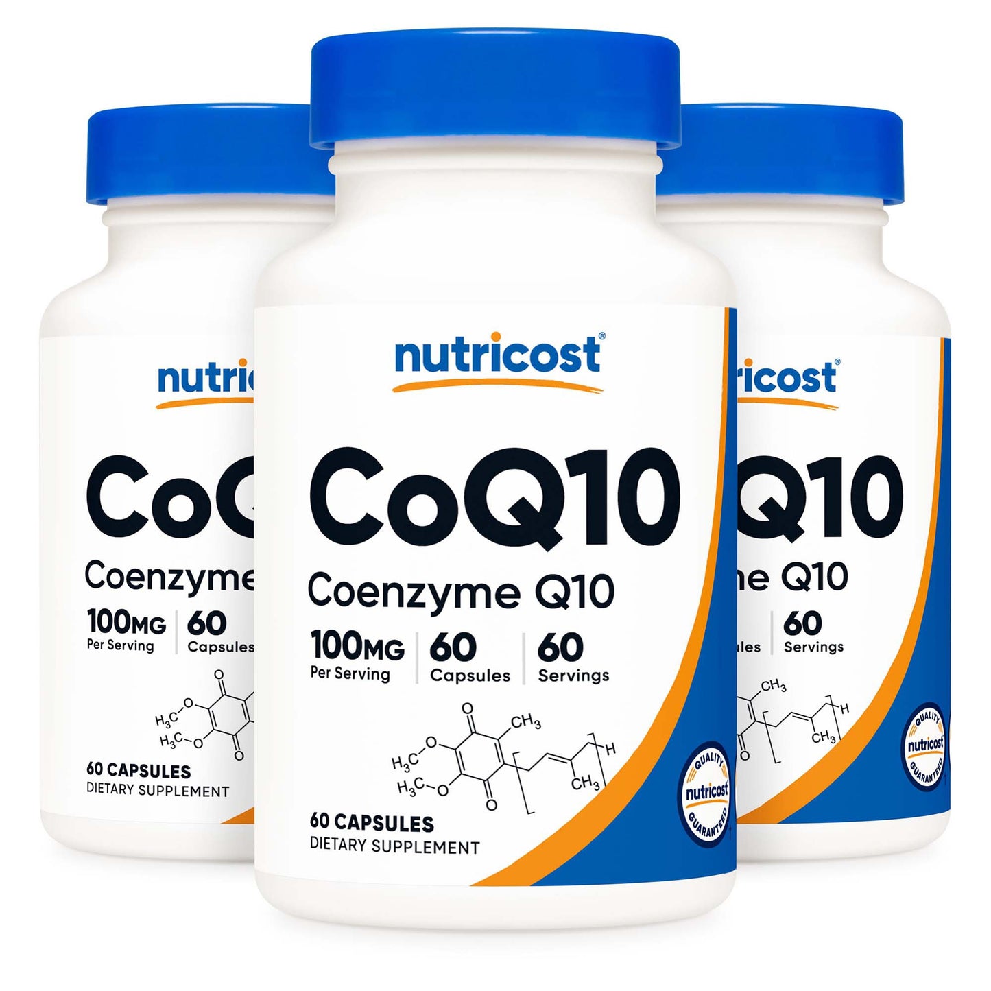 Dietary Supplement nutricost® COQ10 100 mg Strength Capsule 60 Per Bottle