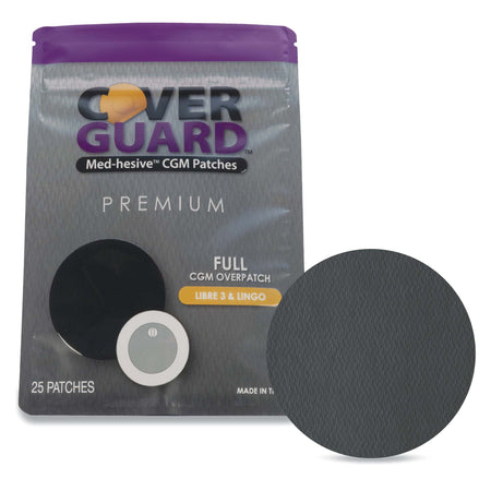 Veridian Healthcare LLC 101-101B Sensor Overpatch Cover Guard Black For FreeStyle Libre 3