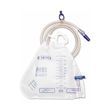 Medline DYNC1674 Urinary Drain Bag With Anti-Kink Drain Tube