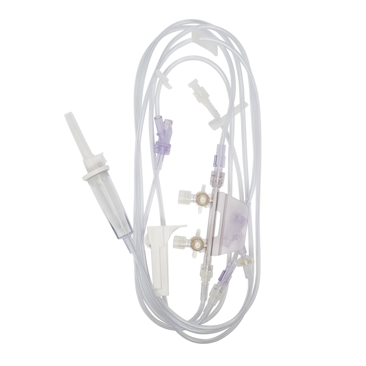 Primary IV Administration Set Caresite® Gravity 2 Ports 15 Drops / mL Drip Rate Without Filter 120 Inch Tubing Anesthesia