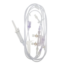 Primary IV Administration Set Caresite Gravity 2 Ports 15 Drops / mL Drip Rate Without Filter 120 Inch Tubing Anesthesia by.