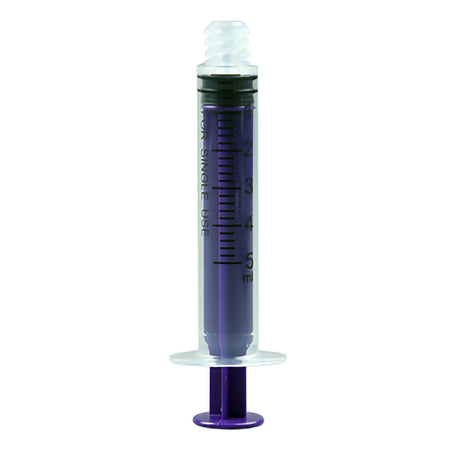 In stock Vesco VED-605 5 mL ENFit tip enteral feeding syringes ready for quick local delivery from Lexicon Medical Supply in Tucson, AZ.