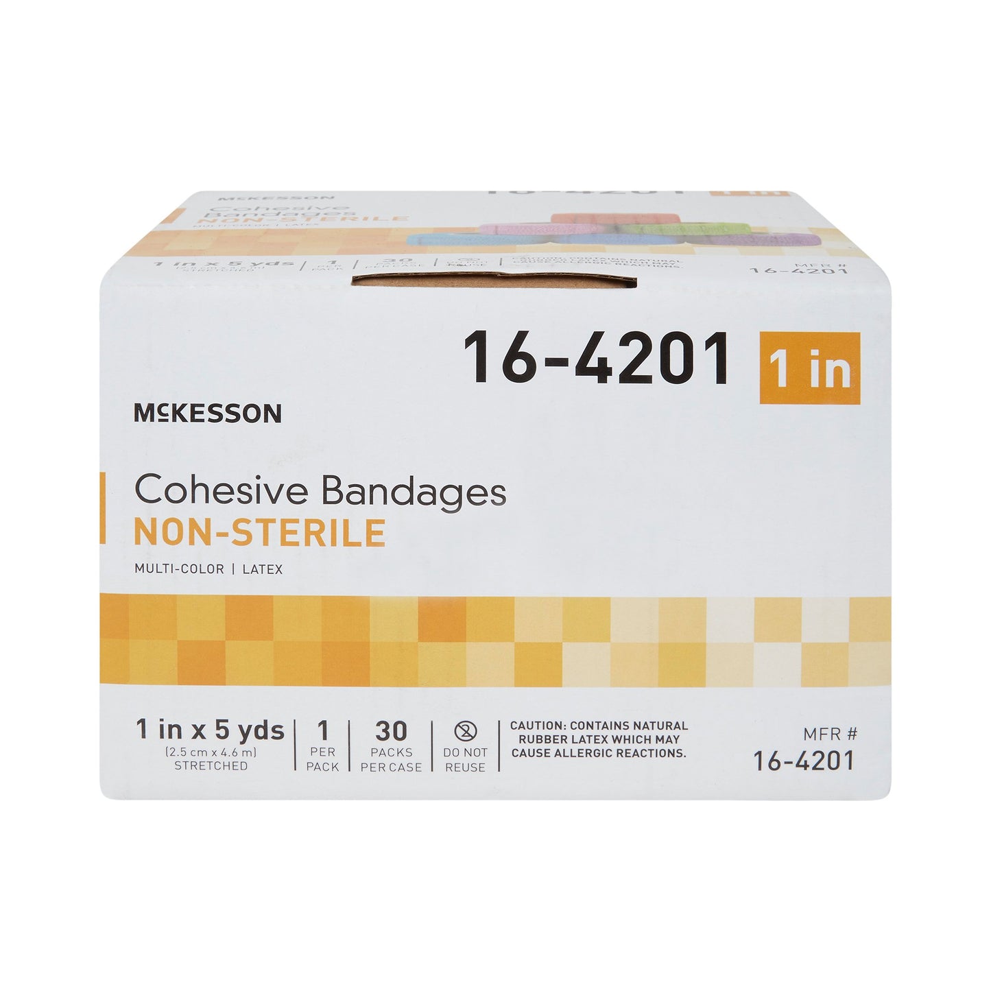 McKesson Self-adherent Closure Cohesive Bandage, 1 Inch x 5 Yard