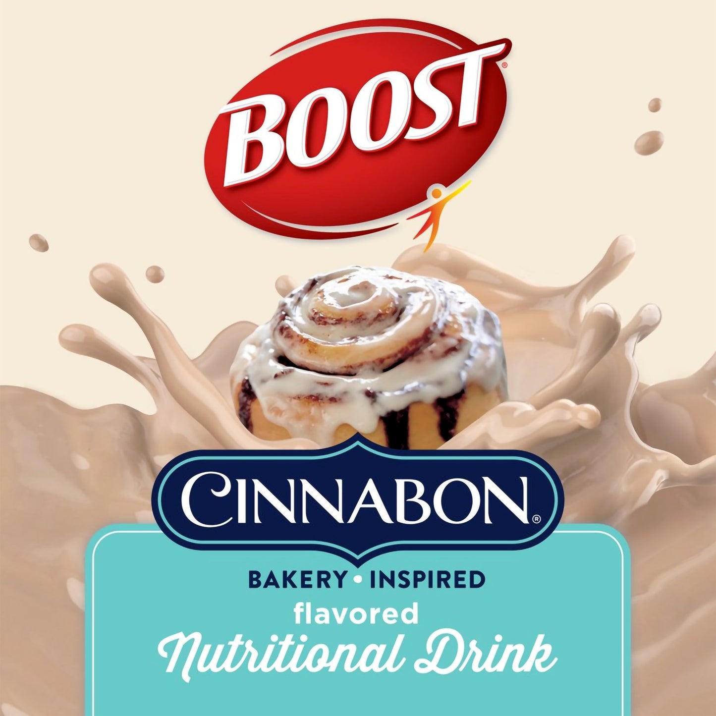 Boost® High Protein Cinnabon Complete Nutritional Drink, 8-ounce Bottle