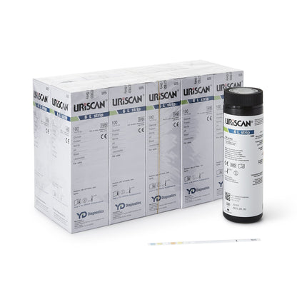 Uriscan Urine Reagent Strip, Blood, Glucose, Leucocytes, Nitrite, pH, Protein