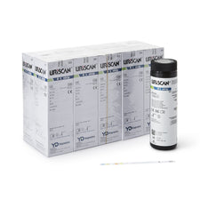 Uriscan Urine Reagent Strip, Blood, Glucose, Leucocytes, Nitrite, pH, Protein