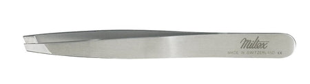 Cilia Forceps Miltex® Swiss 3-3/4 Inch Length OR / Surgical Grade German Stainless Steel NonSterile NonLocking Thumb Handle Straight Diagonal Tips