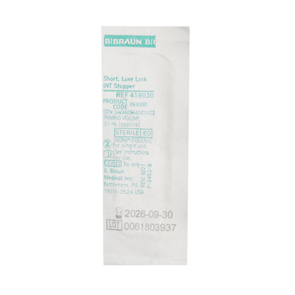 B. Braun Cap, Intermittent Injection