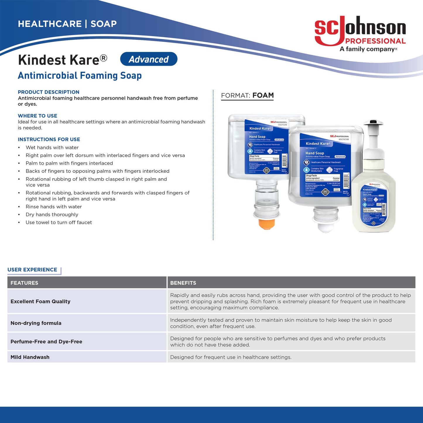 Kindest Kare® Advanced Antimicrobial Soap