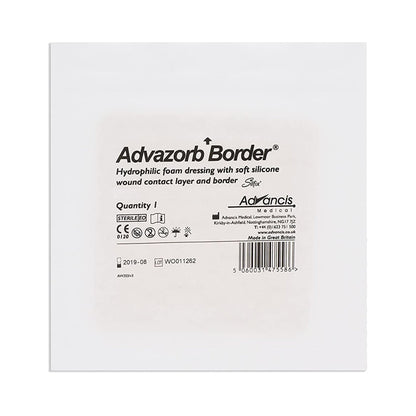 Advazorb Border® Silicone Face and Border, 6 x 6 Inch