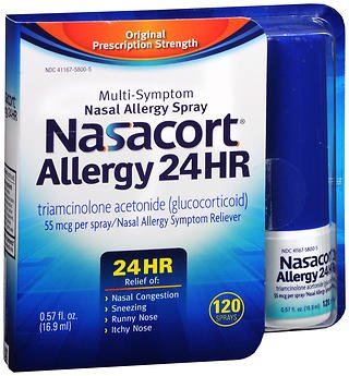 Chattem 41167580005 Nasacort Triamcinolone Acetonide Allergy Relief