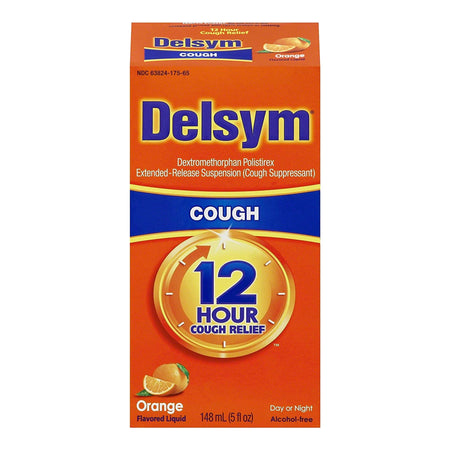 Reckitt Benckiser 63824017565 Delsym Dextromethorphan Cold and Cough Relief