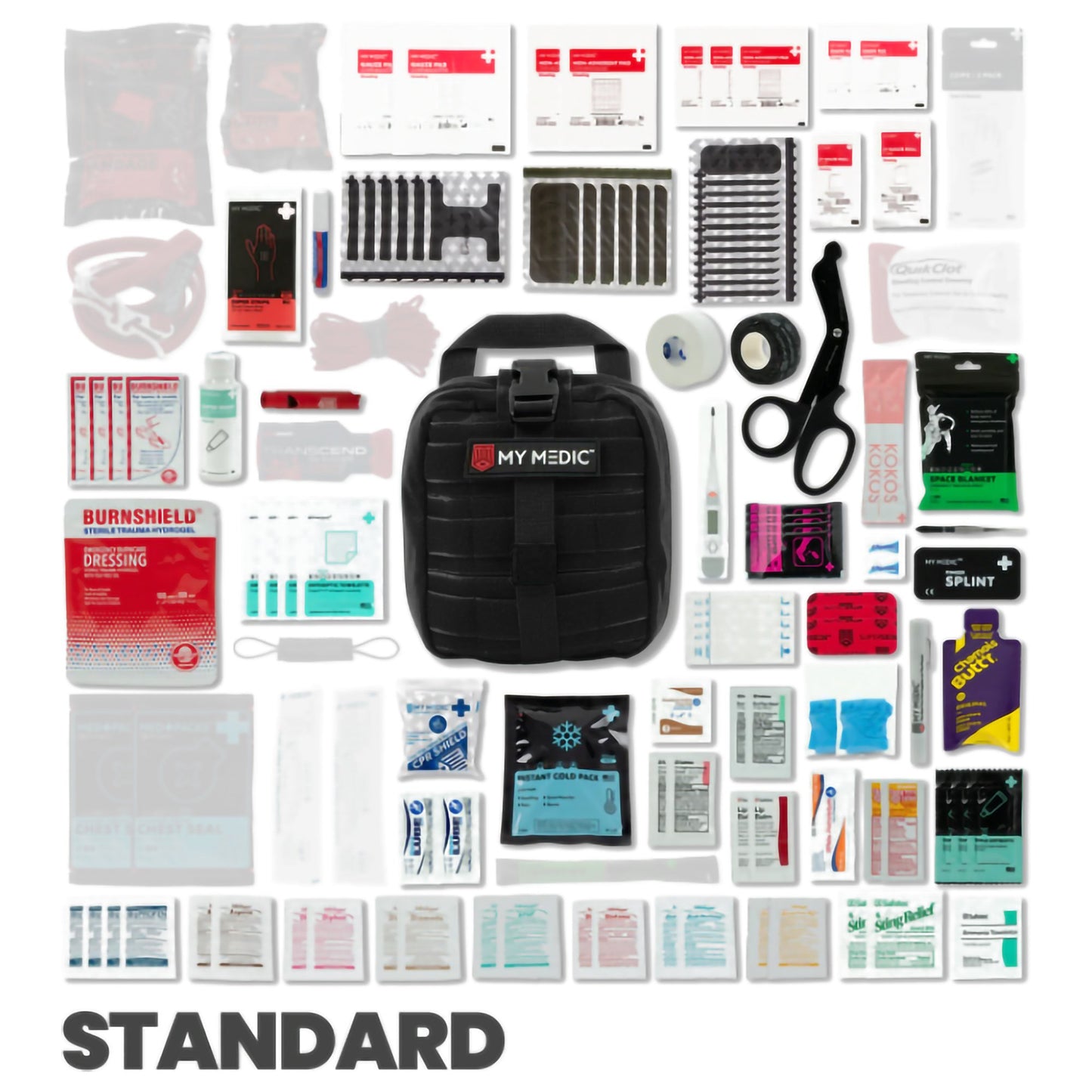 My Medic MYFAK First Aid Kit, Medical Supplies for Survival, Black