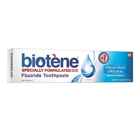 Biotène® Fluoride Toothpaste, Fresh Mint, 4.3-ounce Tube