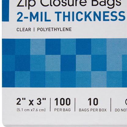 McKesson Zip Closure Bag, 2 x 3 in.