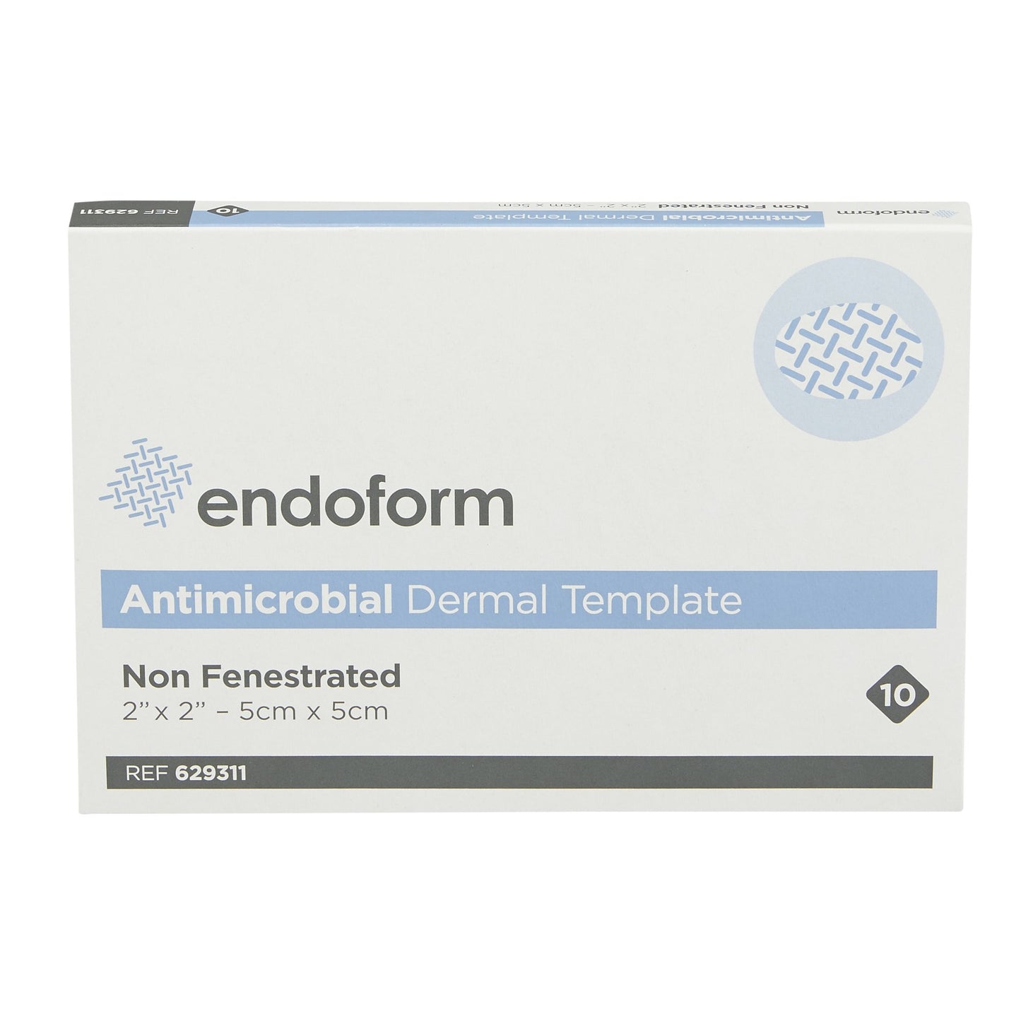 Silver Collagen Dressing with ECM Endoform® Antimicrobial 2 X 2 Inch Square Sterile