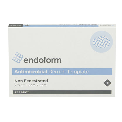 Silver Collagen Dressing with ECM Endoform® Antimicrobial 2 X 2 Inch Square Sterile