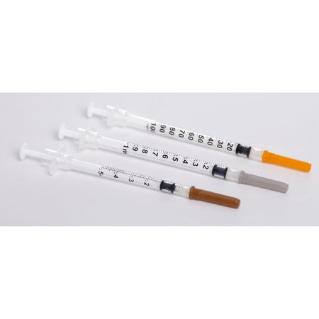 Sol-Millennium 100019IM Sol-Care 1 mL Tuberculin Syringe with Needle, 27 Gauge