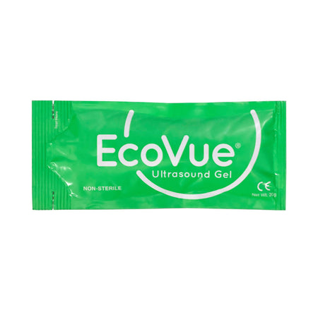 HR Healthcare 281 Ultrasound Gel EcoVue Medium Viscosity 20 Gram Packet NonSterile