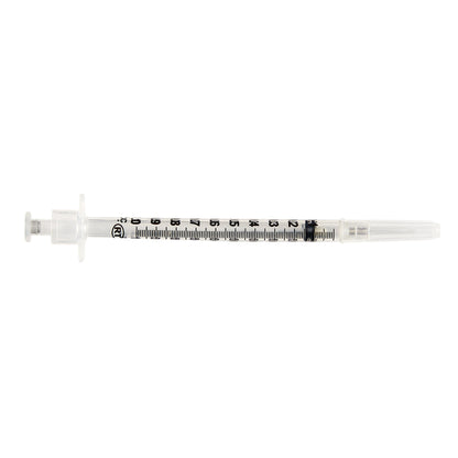 VanishPoint® 1 mL Tuberculin Syringe with Needle, 27 Gauge, 1/2 Inch Needle Length