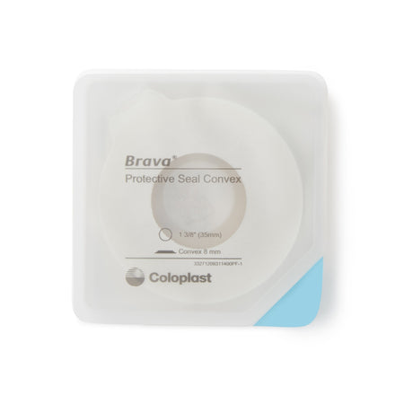 Coloplast 12093 Ostomy Seal Brava Convex, Starter Hole 1-3/8 Inch (35mm)