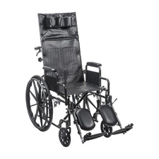 drive™ Silver Sport Reclining Wheelchair, 16-Inch Seat Width