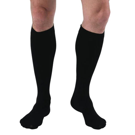 BSN Medical 114816 Jobst Relief Knee-High Compression Stockings, 15 - 20 mmHg, Black
