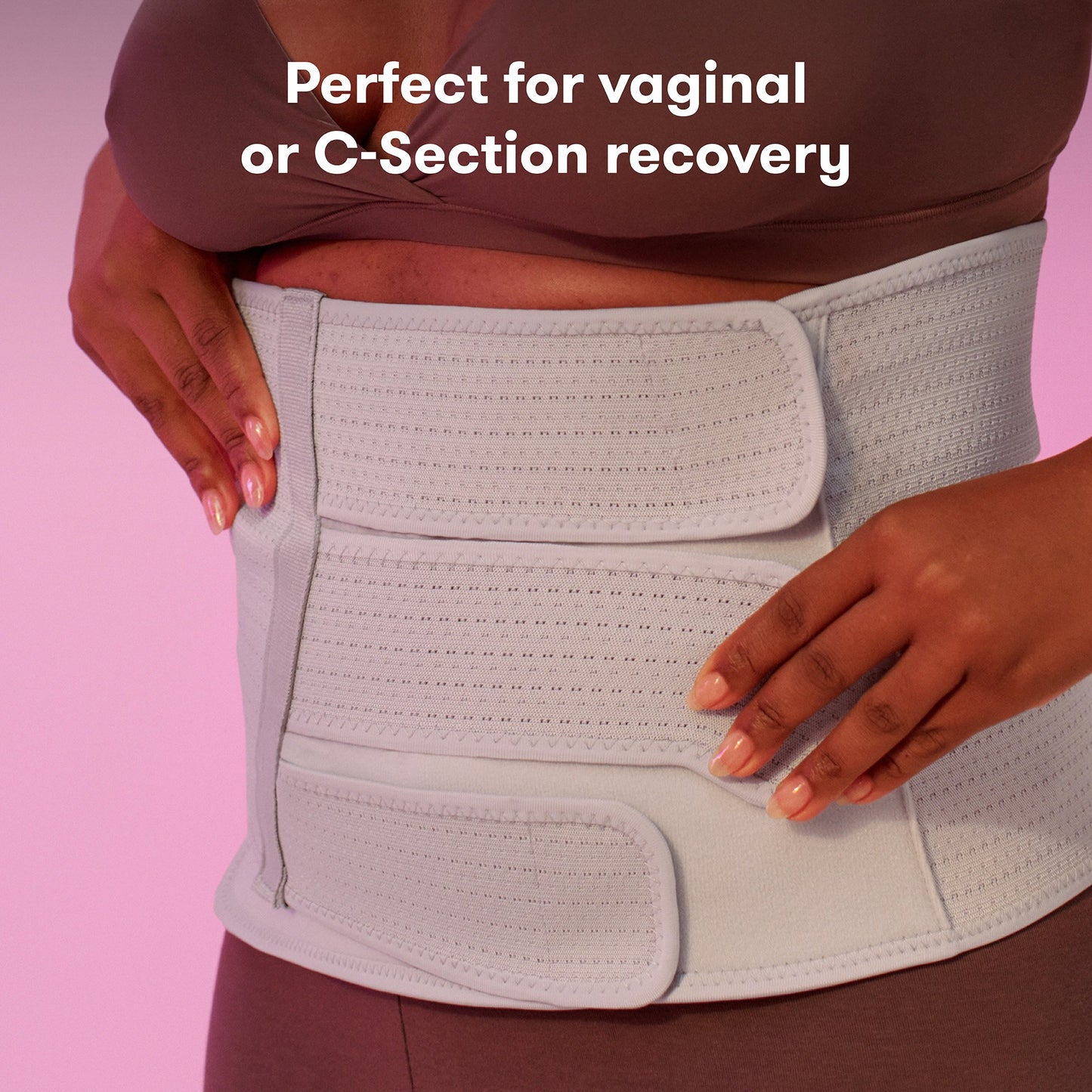 Abdominal Binder Fridababy® Small / Medium Hook and Loop Closure 29 to 46 Inch Waist Circumference Adult