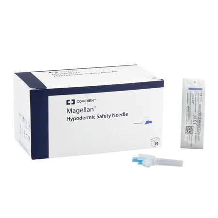 Cardinal 8881850358 Monoject Magellan Safety Hypodermic Needle, 23 Gauge, 5/8 Inch Length