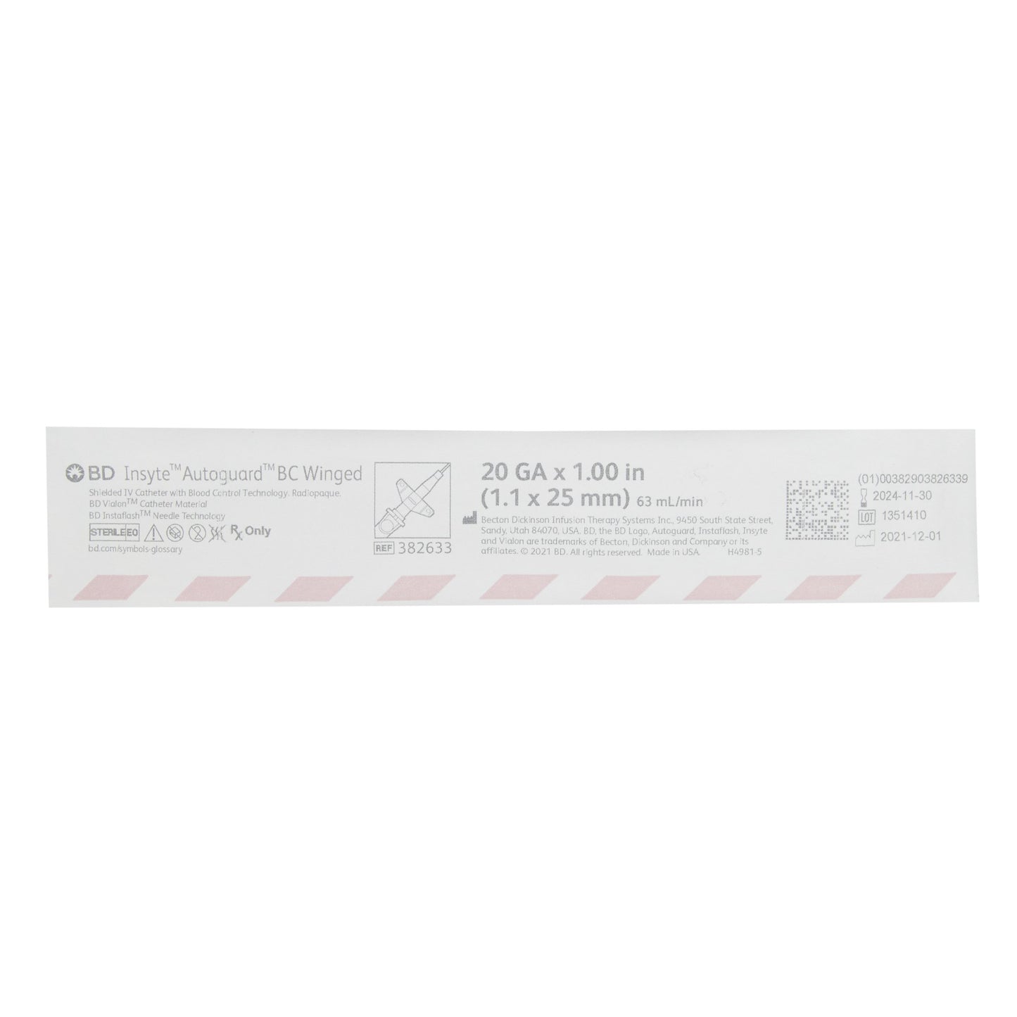 Insyte™ Autoguard™ BC Peripheral IV Catheter
