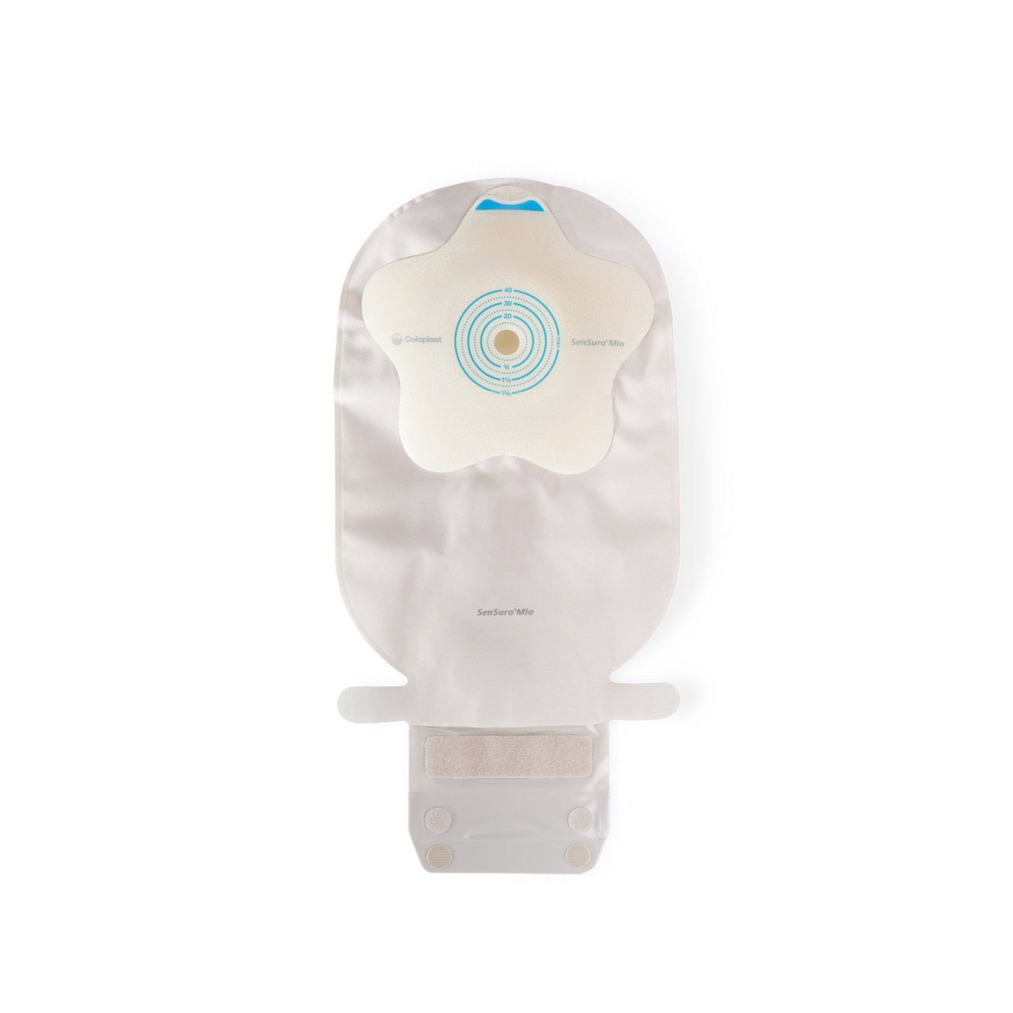 SenSura® Mio Convex Flip 1-Piece Transparent Ostomy Pouch, 10 – 50 mm Stomas