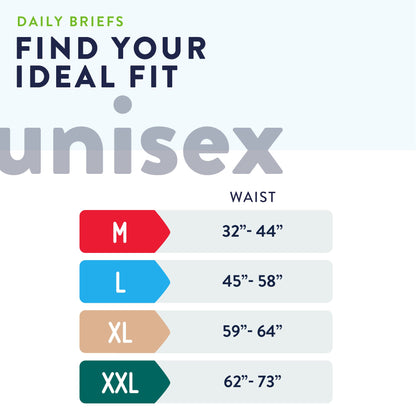 Incontinence Brief Prevail® Nu-Fit® Adult X-Large Unisex Disposable Heavy Absorbency