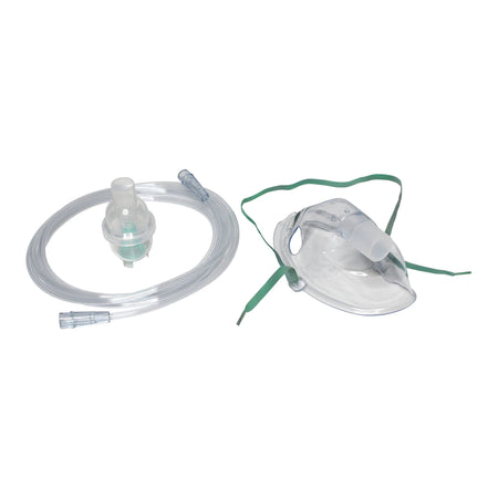 Sunset Healthcare RES090 Handheld Nebulizer Kit Medium Volume Medication Bottle Adult Aerosol Mask Delivery