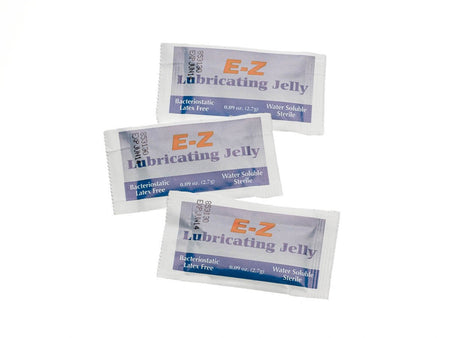 Medline MDS032273Z Lubricating Jelly E-Z 2.7 Gram Individual Packet Sterile