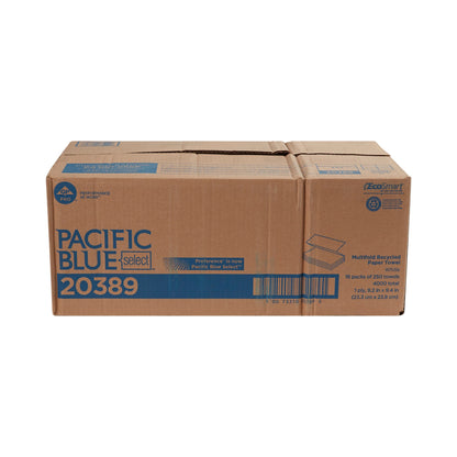 Pacific Blue Select™ 1-Ply Paper Towels, 250 Sheets per Pack