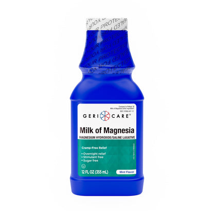 Geri-Care® Magnesium Hydroxide Laxative, 12-ounce Bottle