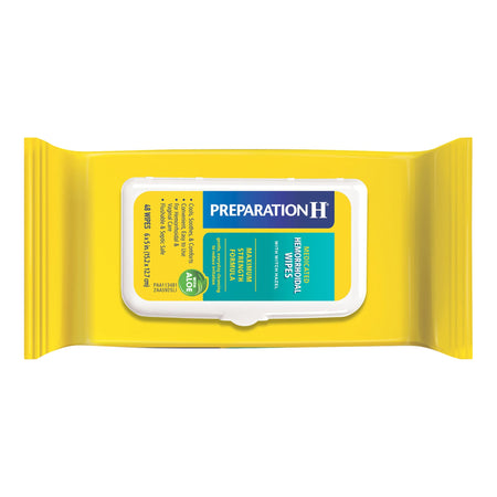 Glaxo Consumer Products 573055620 Preparation H Medicated Hemorrhoidal Wipes w/ Witch Hazel & Aloe